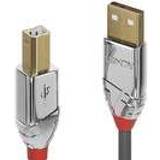 Guld - USB A-USB B - USB-kabel Kablar Lindy Cromo Line USB A-USB B 2.0 7.5m