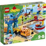 Ljud Byggleksaker Lego Duplo Cargo Train 10875