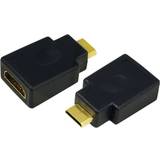 LogiLink High Speed with Ethernet (4K) - Kabeladaptrar Kablar LogiLink HDMI - Mini HDMI M-F Adapter