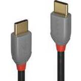 Lindy Skärmad - USB C-USB C - USB-kabel Kablar Lindy Anthra Line USB C-USB C 2.0 1m