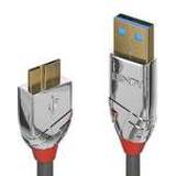 Lindy Skärmad - USB-kabel Kablar Lindy Cromo Line USB A-USB Micro-B 3.0 0.5m