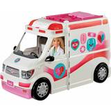 Barbie Doktorer Leksaker Barbie Emergency Vehicle Transforms Into Care Clinic