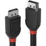 DisplayPort-kablar - Röda - Skärmad Lindy Black Line DisplayPort - DisplayPort 2m
