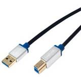 LogiLink USB A-USB B - USB-kabel Kablar LogiLink Premium USB A-USB B 3.0 3m
