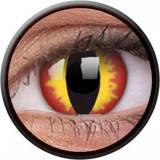 Djävular & Demoner - Gul Maskeradkläder Colourvue Dragon Eyes 14mm