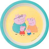 Petit Jour Gröna Barn- & Babytillbehör Petit Jour Baby Plate Peppa Pig with Parents