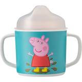 Petit Jour Barn- & Babytillbehör Petit Jour Double Handled Cup with Anti Slip Base Peppa Pig