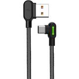 USB-kabel Kablar Mcdodo Braided LED USB A-USB C (2xAngled) 3.0 1.2m
