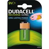 Duracell Laddningsbara standardbatterier - NiMH Batterier & Laddbart Duracell Recharge Ultra 9V