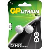 Batterier - Knappcellsbatterier Batterier & Laddbart GP Batteries CR2450 2-pack