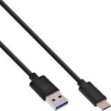 InLine USB A-USB C - USB-kabel Kablar InLine 3.1 USB A - USB C M-M 0.3m