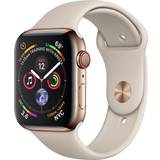 Apple Stegräknare - iPhone Smartwatches Apple Watch Series 4 Cellular 40mm Stainless Steel Case with Sport Band