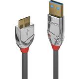 Lindy Hane - Hane - USB-kabel Kablar Lindy Cromo Line USB A-USB Micro-B 3.0 1m