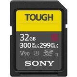 Sony 32 GB Minneskort Sony Tough SDHC Class 10 UHS-II U3 V90 300/299MB/s 32GB