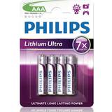 AAA (LR03) - Lithium Batterier & Laddbart Philips FR03LB4A/10 4-pack