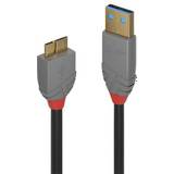 Kablar Lindy Anthra Line USB A-USB Micro-B 3.0 2m