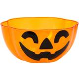 Godisskålar Hisab Joker Candy Bowl Pumpkin Orange/Black