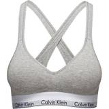 Calvin Klein Dam - Långa kjolar Kläder Calvin Klein Modern Cotton Bralette - Grey Heather