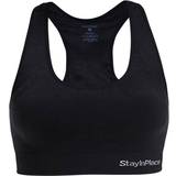 Stay in place sport bh Stay in place Rib Seamless Bra - Black