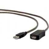 USB A-USB A - USB-kabel Kablar Gembird USB A - USB A M-F 2.0 5m