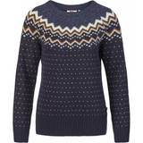 Ull Överdelar Fjällräven Övik Knit Sweater W - Dark Navy