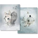 Animals Tavlor & Posters Barnrum Mrs Mighetto Dear Whalie & Tiny Toffle 2-pack