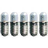 Star Trading 388-55 Incandescent Lamps 1.2W E5 5-pack