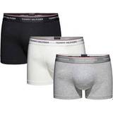 Tommy Hilfiger Herr - Svarta Kläder Tommy Hilfiger Cotton Boxer Short 3-pack - Black /Grey Heather /White