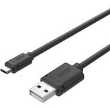 Unitek Rund Kablar Unitek USB A-USB Micro-B 2.0 1.5m