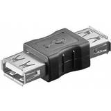 Goobay 2.0 - Kabeladaptrar - Svarta Kablar Goobay Hi-Speed USB A-USB A 2.0 F-F Adapter