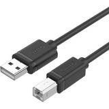 Unitek Rund - USB-kabel Kablar Unitek USB A-USB B 2.0 5m