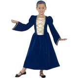 Guld - Sagofigurer Dräkter & Kläder Smiffys Tudor Princess Girl Costume
