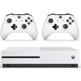 Digital optisk ut Spelkonsoler Microsoft Xbox One S 1TB - Two Controller Bundle