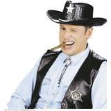 Silver - Vilda västern Tillbehör Widmann Sheriff Star Badge Accessory for Wild West Cowboy
