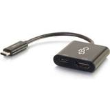 3.1 - Kabeladaptrar - Skärmad Kablar C2G USB C - HDMI/USB C M-F Adapter