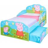 Animals Sängar Hello Home Peppa Pig Toddler Bed with Storage 70x140cm