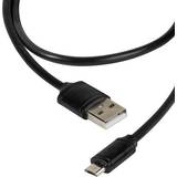 Vivanco USB-kabel Kablar Vivanco USB A-USB Micro-B 2.0 1.2m