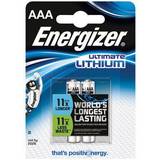 AAA (LR03) - Lithium Batterier & Laddbart Energizer AAA Ultimate Lithium Compatible 2-pack