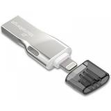 64 GB - Apple Lightning - Memory Stick PRO-HG Duo USB-minnen MediaRange MR983 64GB USB 3.0 Type-A/Apple Lightning
