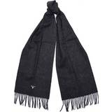 Barbour Herr - One Size - Ull Accessoarer Barbour Plain Lambswool Scarf - Charcoal/Grey