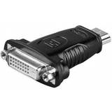 DVI Kablar Goobay Nickel HDMI - DVI-D Dual Link M-F Adapter