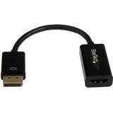 HDMI-kablar - Hane - Hona StarTech DisplayPort -HDMI M-F 0.2m