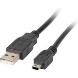 Kabel usb a b Lanberg Ferrite USB A-USB Mini-B 2.0 1.8m