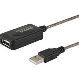 Savio USB-kabel Kablar Savio USB A-USB A M-F 2.0 5m