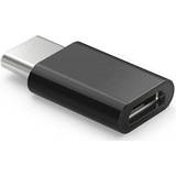 USB A micro Kablar Savio Micro USB A - USB C M-F Adapter