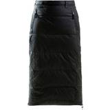 Dam - XXL Termokjolar Skhoop Alaska Long Down Skirt - Black
