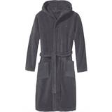 Tommy Hilfiger Pure Cotton Hooded Bathrobe - Magnet