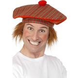 Storbritannien Huvudbonader Smiffys Adult Mens Tartan Scottish Hat
