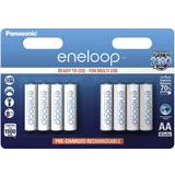 Aa batterier Panasonic Eneloop AA Compatible 8-pack