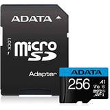 Adata Minneskort Adata Premier microSDXC Class 10 UHS-I U1 V10 A1 100/25MB/s 256GB +Adapter